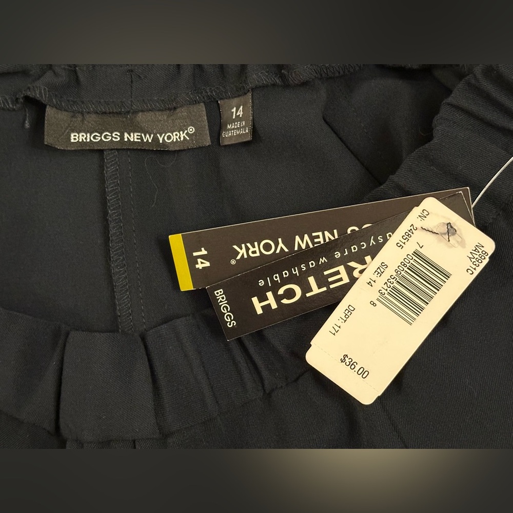 Briggs New York Dark Navy Pants - Picture 2 of 5